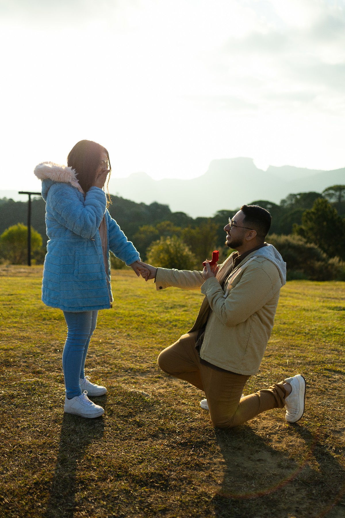 O pedido de casamento em Campos do Jordão